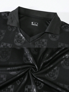 Maillot de football personnalisé pour hommes en polyester Dry Fit, uniforme d'équipe de football, col polo, maillot de sport - Product Image 3