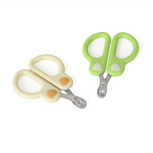 Coupe-ongles pour chat avec trou de positionnement de sécurité, en acier inoxydable, coupe-griffes pour chaton, ciseaux de toilettage de précision pour débutants - Product Image 1