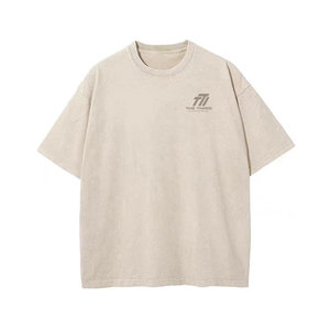 Camisetas Casuales Transpirables Estampadas de Alta Calidad para Hombre, Servicio OEM con Tela de Algodón Premium, Fabricación con MOQ Bajo - Product Image 1