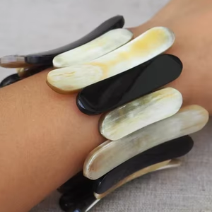 Bracelets en corne de qualité supérieure Perfect Enterprises, design premium, aspect magnifique, pour femme, cadeau d'anniversaire, agate d'Inde. - Product Image 6