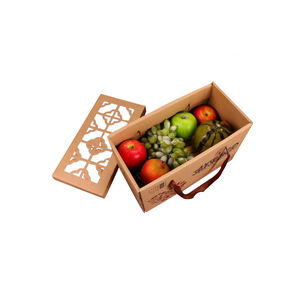 Caja de Embalaje de Alimentos de Cartón Corrugado Personalizada para Envasado de Frutas - Product Image 1