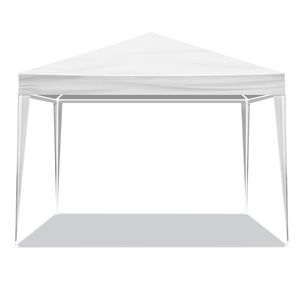 Tenda Pop-up Bianca 3x3m con Quattro Lati Impermeabili, Portatile per Uso Domestico - Product Image 3