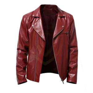 Men's High Quality Fashion Stand Collar Leather <b>Jacket</b> <b>Winter</b> <b>Waterproof</b> Windproof High Street Style Leather <b>Jacket</b> - Product Image 1