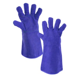 Guantes de Soldadura de Cuero Resistentes Profesionales, Protección UV, Diseño Antideslizante de Dedos Completos para Uso en Exteriores, Guantes de Seguridad Unisex - Product Image 5