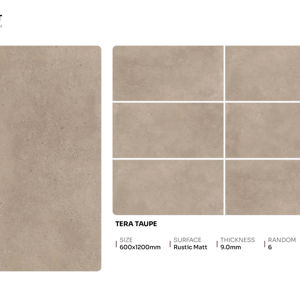 Carreaux de porcelaine rustiques mats de qualité supérieure, format 600x1200, aspect naturel, pour intérieur commercial - Product Image 1