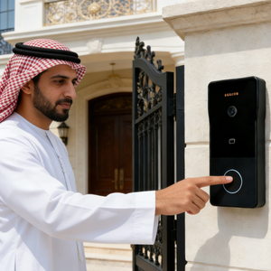 <span class=keywords><strong>Sonnette</strong></span> vidéo intelligente Hiwink 2K, application Tuya, étanche IP65, reconnaissance d'empreintes digitales, prise en charge de plusieurs moniteurs intérieurs - Product Image 4