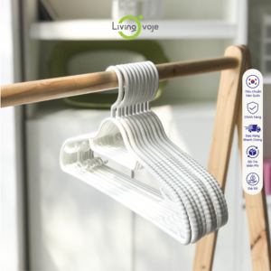 Cintre en plastique souple antidérapant pour boutique et supermarché, moulé par injection, gain de place, pour magasin de vêtements - Product Image 1