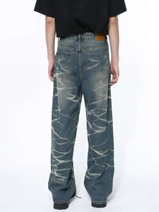 Pantalones vaqueros de mezclilla con bolsillo lateral para hombre, pantalones largos con cremallera para exteriores, pantalones informales de buena calidad y cómodos para hombre - Product Image 2