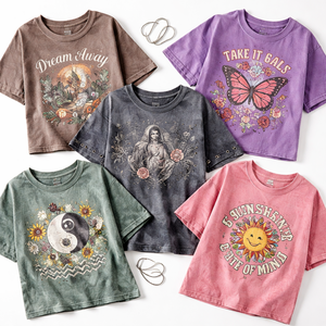 Proveedor Mayorista de Camisetas Extra Grandes con Lavado Ácido Personalizadas para Mujer - Fabricante de Ropa al por Mayor - Product Image 5