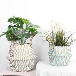 Cheapest cost sustainable sea grass storage <b>basket</b> seagrass <b>belly</b> <b>baskets</b> home spa hotel organization - Product Image 6