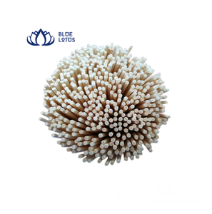 Bâtonnets diffuseurs en rotin naturel Blue Lotus, écologiques, cylindriques, sans alcool, sans plomb, faits à la main, parfum longue durée - Product Image 1