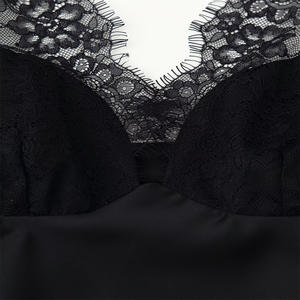 Débardeurs d'été pour femmes, respirants, en dentelle, col en V, courts, sexy et dos nu, pour club - Product Image 6