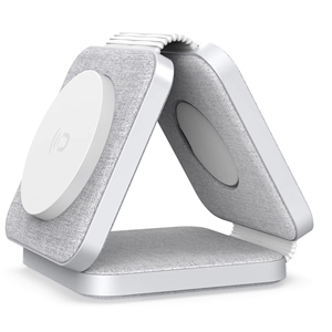 Nuevo Cargador Inalámbrico Magnético 3 en 1 Portátil de Viaje con Carga Rápida Qi2 de 15W para iPhone, Apple Watch y AirPods - Product Image 1