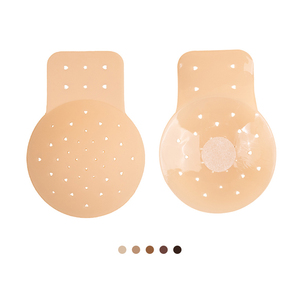 Cache-tétons adhésifs invisibles réutilisables en silicone pour femme, couvre-seins ronds sexy, sous-vêtements adhésifs en silicone - Product Image 2