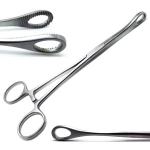 Pinzas para Algodón de Acero Inoxidable con Agarre Cómodo, Fabricadas Profesionalmente - Product Image 1