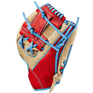Guantes de béisbol de cuero de calidad profesional para entrenamiento de softbol, para jugadores de campo interior y exterior, ligeros y duraderos - Product Image 4