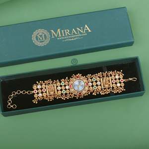 Kashvi Antique Designer Brass Watch Bracelet - Product Image 2