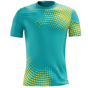 Maillot de football personnalisé avec logo, 220 grammes de polyester, manches courtes, broderie - Product Image 1