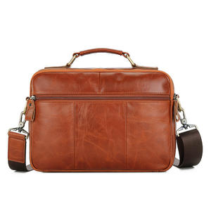 Stylish Vintage <b>Leather</b> Messenger Bag <b>for</b> <b>Men</b> with Adjustable Shoulder Strap High Quality Genuine <b>Leather</b> Laptop Bag - Product Image 3