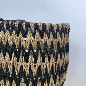 Panier de rangement en jonc de mer avec poignées en osier fait à la main pour la décoration de la cuisine et de la salle de bain directement du Vietnam Vente en gros au meilleur prix - Product Image 6