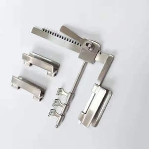 Juego de Retractores Manuales Autoestables con Marco, 3 Hojas en Forma de U de 100 mm x 20 mm, Separador de Nervaduras Largas, Acero Inoxidable Surgiright - Product Image 4