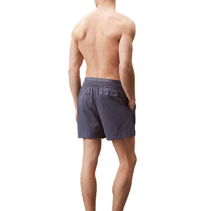 Calvin Klein - Shorts de Baño para Hombre, Color Azul Marino, 100% Poliéster, Secado Rápido, con Cordón Ajustable, Bolsillos y Logotipo Frontal - Product Image 3