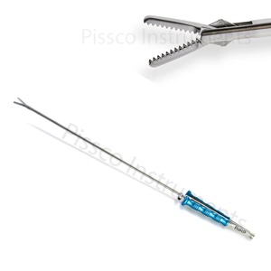 Ciseaux micros entièrement incurvés, tige de 5mm, 28cm, longueur de travail, poignée ronde en acier inoxydable, 40.5cm, Instruments de chirurgie cardiaque - Product Image 5
