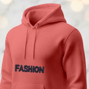 Top Trend Top Selling Sustainable Pink Color Custom Chenille Embroidery Logo Patch Professional Premium Quality <b>Hoodies</b> - Product Image 3
