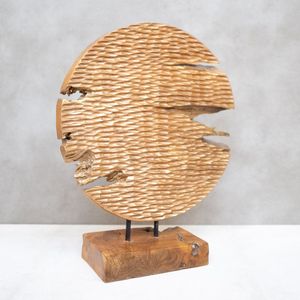 Centro de Mesa de Madera de Estilo Vintage Ecológico para Comedor con Temática Retro y Decoración Encantadora del Hogar - Product Image 3