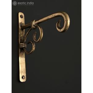 Handmade 7 Inch Brass Designer Wall <b>Hanging</b> <b>Bracket</b> Home Decor Item - Product Image 1
