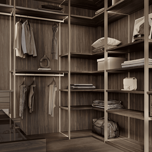 JY Project Custom Luxury Modern Wooden <b>Wardrobe</b> OEM Design Bedroom Dressing Room Walk-in Closet Functional Hardware Wholesale - Product Image 2