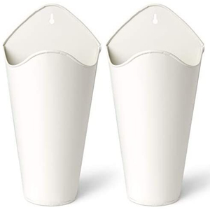 Lot de 3 jardinières murales en métal galvanisé, style rustique demi-rond, pour intérieur et extérieur, directement de l'usine - Product Image 6