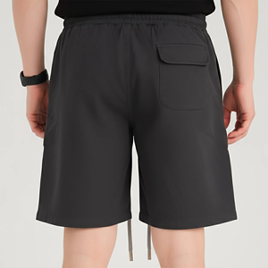 Men's Black <b>Cargo</b> <b>Shorts</b> Relaxed Fit Drawstring Waist Casual Utility <b>Shorts</b> <b>Lightweight</b> Streetwear Summer <b>Shorts</b> - Product Image 5