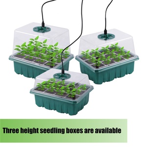 Plateau <span class=keywords><strong>de</strong></span> culture des graines pour pépinière, Kit avec couvercle, lampe <span class=keywords><strong>de</strong></span> croissance pour jeunes plantes et semis, 12 cellules, vente <span class=keywords><strong>en</strong></span> gros, - Product Image 3