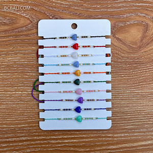 สร้อยข้อมือลูกปัดใหม่พร้อมจี้ช่างฝีมือหลากสีทำด้วยมือ - Product Image 6