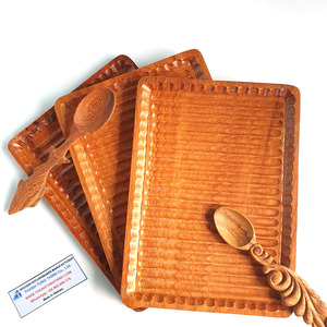 Thinh Tung Thinh Blocs à découper rectangulaires en bois antidérapants fabriqués au Vietnam – Pack combiné - Product Image 1