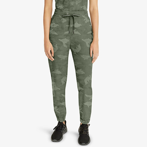 Pantalones de Trabajo de Tela Oxford Transpirable y Cómoda con Diseño de Camuflaje Sublimado para Mujer, Uso Hospitalario, Venta al Por Mayor - Product Image 1