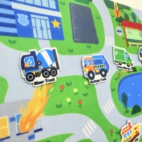 Autocollant mural amovible en feutre uni, innovant, écologique, sans danger pour les enfants, en PVC, surface mate givrée, taille personnalisée