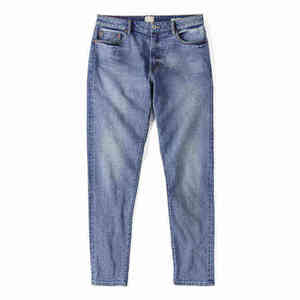 Classic Design <b>Men's</b> Slim Fit Straight Jeans <b>Stretch</b> Casual Wear Fashionable <b>Men</b> Denim Pants - Product Image 1