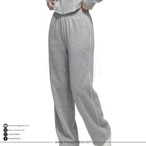 Survêtement en molleton 100% coton de haute qualité avec logo personnalisé, streetwear, poids lourd, unisexe, ensemble de jogging pour femmes et hommes, modèle vierge - Product Image 6