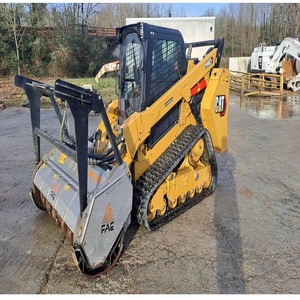 Hot Selling Cat Skid steer Loader with mulcher Compact Construction Machine Factory Price <b>Hydraulic</b> Quick Coupler Mini Loader - Product Image 4