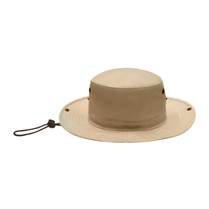 Oem Custom Patch Logo UV Protection Fit <b>Bucket</b> <b>Hat</b> <b>With</b> <b>String</b> Fashion Mens Fisherman Wide Brim Rope Cap - Product Image 2