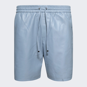 2026 New Arrival With Zipper Comfortable Street Wear <b>Men</b> New Trendy Durable Classic <b>Leather</b> <b>Shorts</b> For Wholesale Rate - Product Image 1