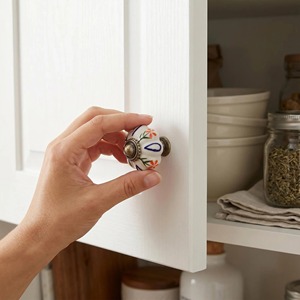 cabinet <b>knobs</b> <b>ceramic</b> <b>Ceramic</b> Cabinet <b>Knobs</b> Round Handcrafted Design Traditional Kitchen Drawer Modern <b>Ceramic</b> Cabinet <b>Knob</b> - Product Image 2