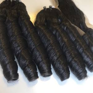 Printemps Curl Texture Couleur Naturelle Vietnamien Humain Couleur Naturelle Prix Usine Extensions de Cheveux - Product Image 1