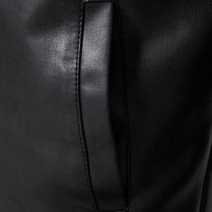 <b>SMART</b> SHINE ENTERPRISES <b>Men</b> Premium Leather <b>Jacket</b> Soft Comfortable Full Zip Casual Durable Regular Fit Winter Quick Dry - Product Image 4