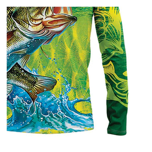 Camiseta de Pesca Ligera con Estampado Digital Personalizado, Manga Larga, Protección Solar UPF50, Impermeable - Product Image 5