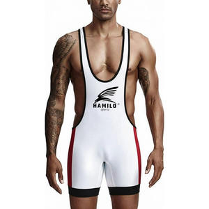 ชุดซิงเกิลเล็ตสำหรับกีฬามวยปล้ำยอดนิยม ดีไซน์เองได้ ยูนิเซ็กซ์ ผลิตจากวัสดุที่ยั่งยืน ราคาโรงงานถูก คุณภาพสูงจาก Hamilo Sports - Product Image 3