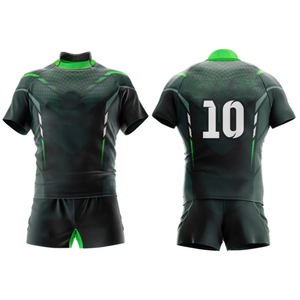 Vente directe d'usine, uniforme de rugby avec un design unique, respirant et anti-humidité, séchage rapide et impression de logo personnalisée - Product Image 6