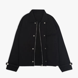 OEM Custom Nylon Coaches <b>Jacket</b> Men's <b>Lightweight</b> Waterproof Windbreaker Turn Collar Mesh Lined Streetwear Wholesale Zipper - Product Image 4